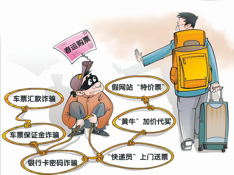 春运谨防诈骗套路，安全出行从我做起